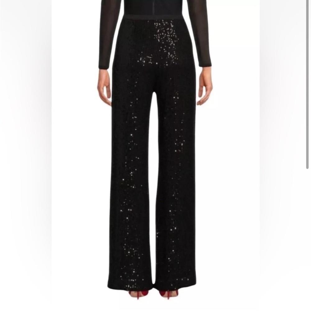 NWT RAMY BROOK Black Sequin Pants sizes 4 and 8 - Picture 3 of 9